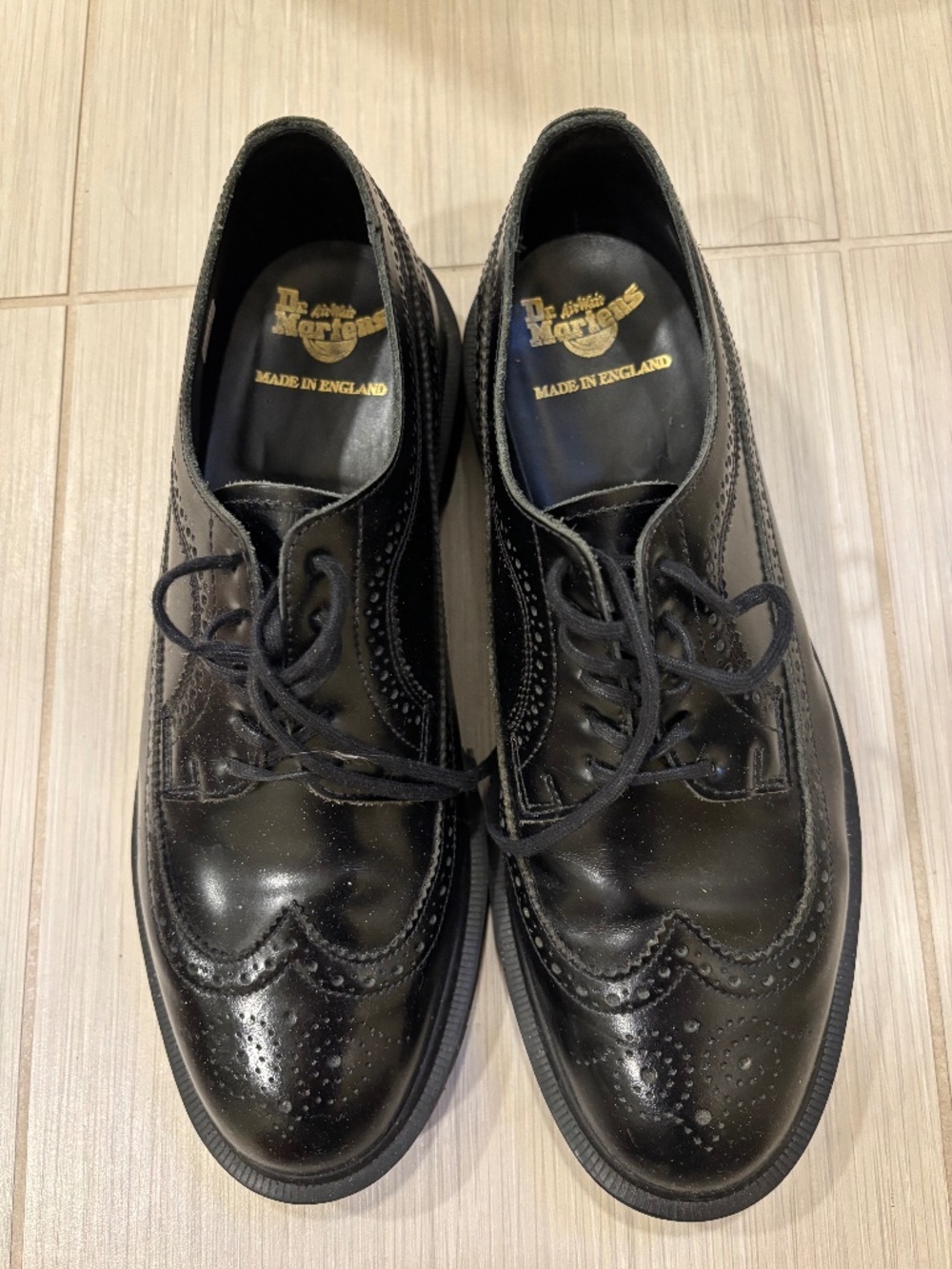 Dr Martens wingtips made in England